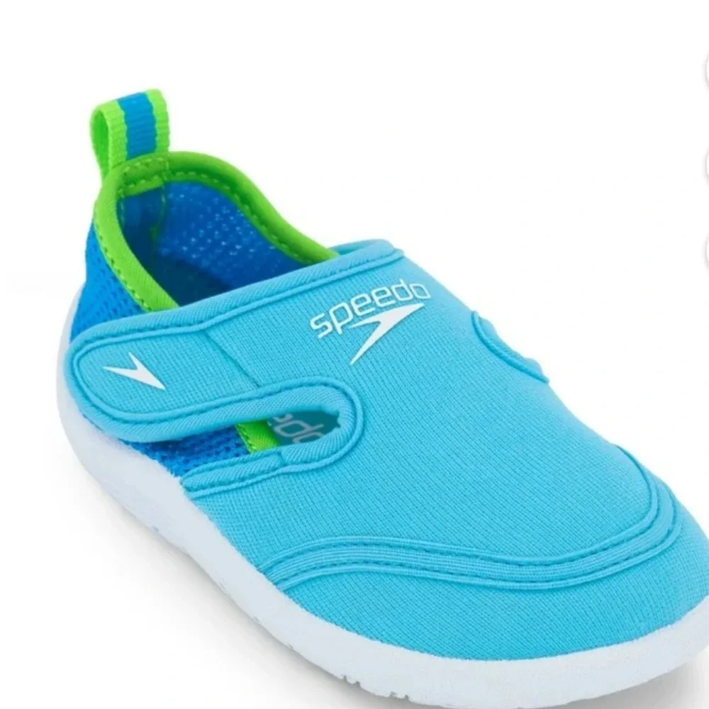 Speedo Kids Water Shoes in Turquoise and Lime